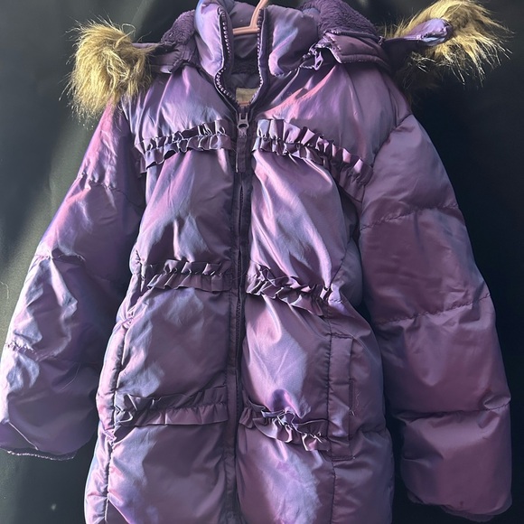 Arizona Jean Company Purple Kids Puffer Jacket - Picture 1 of 5